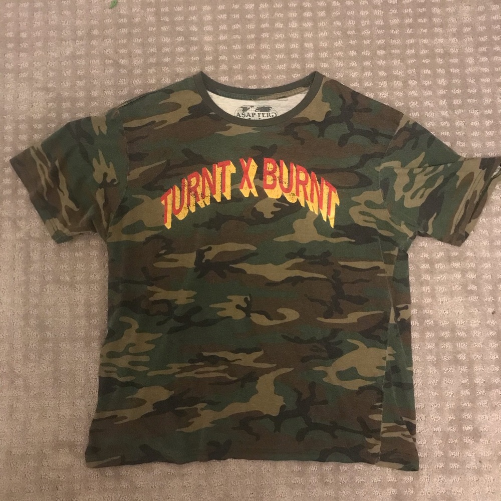 Asap Ferg Turnt X Burnt Tour Concert Tee